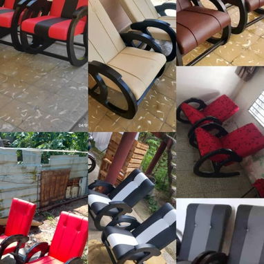 Juegos de sillones comadritas "vinil" - 2/7