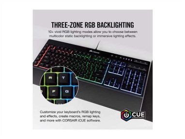 0km✅ Teclado Corsair Gaming K55 RGB Pro 📦 Macros ☎️56092006 - Img 60484287