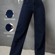 Pantalones de mujer. Pantalones de corte recto y anchos. Talla pequeña - Img 55827943