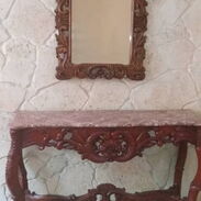 Mesa de marmol con espejo - Img 45414278