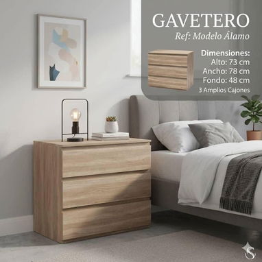 Gaveteros | Cómodas | Mesitas de noche (IMPORTADAS nuevas selladas en caja )⭐️Entrega Incluida⭐️ - Img 121395840