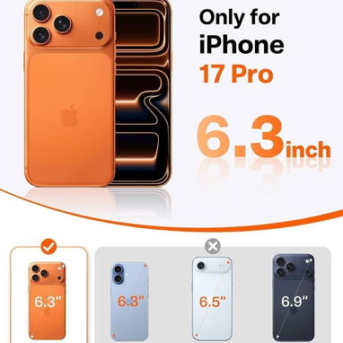 ☎️53544655 🛵 Entrega Disponible ⭐Funda de silicona 360° Spin para iPhone 17 Pro con soporte MagSafe ⭐ - Img 124285626