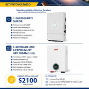 Kits solares inversores y baterías - Img 55836500