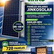 CONTENEDOR DE 720 PANELES SOLARES DE 630 WATTS MARCA JINKO SOLAR - Img 58056083