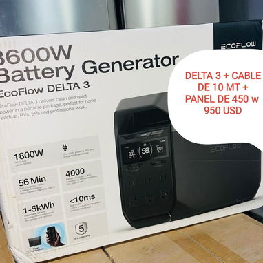 Se venden Ecoflow, panel solar, inversores y otros, somos de la Habana. Contactar al WhatsApp 51170866. - 2/10