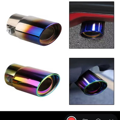 Colas embellecedores  de tubo de escape facil intalación lo hace usted mismo. Solo dos tornillos no hay q soldar - Img 101885171