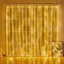 Cortina LED en amarillas - Img 75376432
