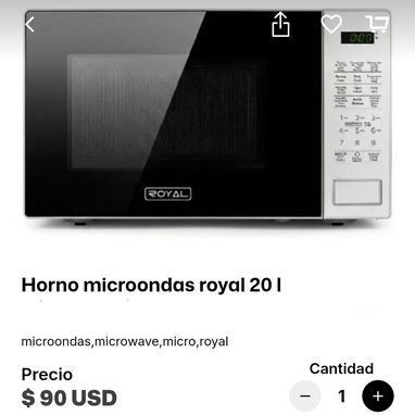 Microondas 20 L ROYAL/ EKO - Img 122834155