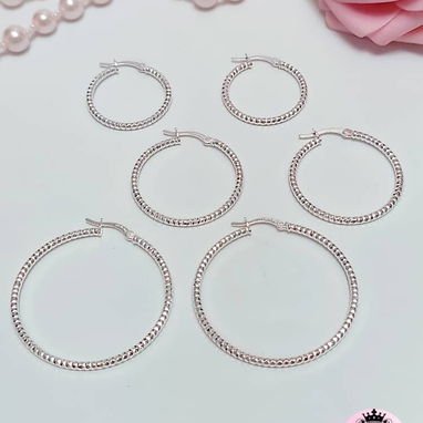 Argollas de Plata S925. LM joyería. El precio varía según el modelo - 2/7