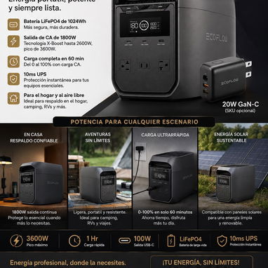 Ecoflow Delta 3 Classic - 3/7