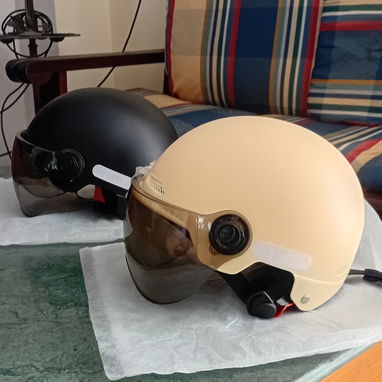 Cascos modelo Jet corte Delta force 58179992 semi integrales unicex y regulables - Img 121841576