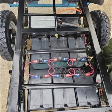 Triciclo KVITOVA eléctrico batería lithio 72 Volts • ⁠58 Amperes autonomía 80 km, doble fuerza nuevos 0/km - 7/7