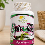 Spirulina -100 tabletas de 500mg - Img 52625328