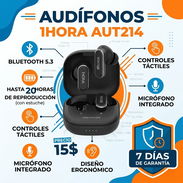 Audífonos Inalámbricos 1Hora AUT214 Precio: 15 USD VPT - Img 55345975