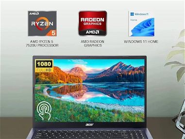 Laptop Acer Aspire 3 Business 2024, pantalla táctil FHD de 15.6 pulgadas, procesador AMD Ryzen 5 7520U (Beats i7-1165G7) - Img main-image-45678331