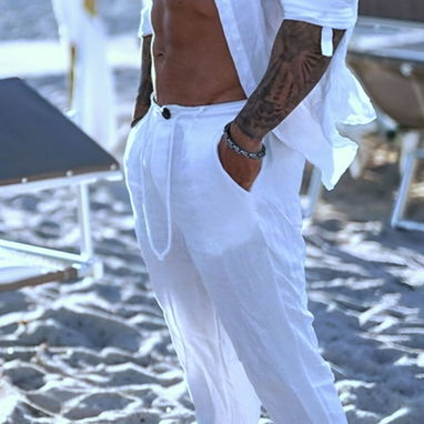 Sandalias Practicas..Sandalias Blancas de Hombre 52465450 - Img 100765146