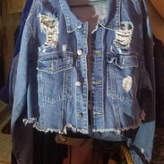 Chaqueta de mezclilla de mujer - Img 57388578