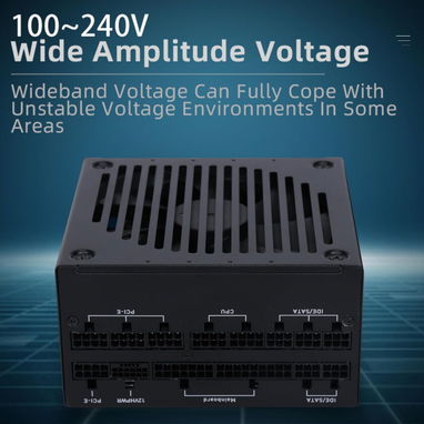 Fuente para PC SAMA XP1200W – Fuente de Alimentación Gaming ATX 3.0 – Certificación 80+ Platinum - 3/4