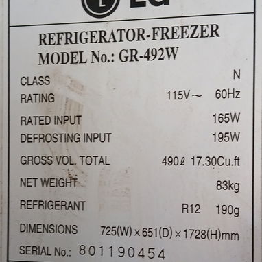 Refrigerador LG de gran capacidad FUNCIONANDO - 3/3