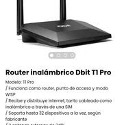 Router inalámbrico Dbit T1 Pro. Nuevo - Img 49593552