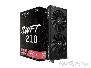 0km✅ Tarjeta de Video XFX Speedster Swift 210 RX 6650 XT Core 8GB 📦 500WR, AMD, Radeon, 1x8Pin, GPU, 241mm ☎️56092006 - Img main-image-45636016