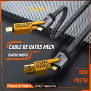 Cable 4 en 1/ iPhone iPad Android micro USB USB tipo C - Img 55999402