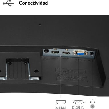 Monitor LG 32MR50C-B 32" FHD 5MS CURVO NEGRO HDMI X2 VGA REGULABLE *PRECIO: 250 USD* - Img 119643152