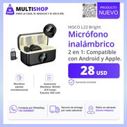 Micrófono inalámbrico - Img 57271719
