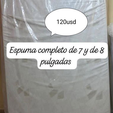 Cama de tubo y colchónes - 6/8