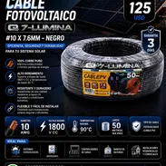 CABLE FOTOVOLTAICO#10 X 7.6MM-NEGRO-50 M-Q7-LUMINA Nuevos - Img 56962427
