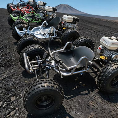 Adult Outdoor Racing Go Kart 212cc 4 Stroke Gas Engine Off-Road Chain Drive Sandy Grass Drift Buggy - 3/7