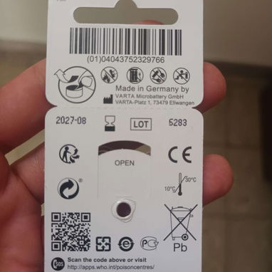 Baterias o pilas para reloj u otros dispositivos 1.4v 5283 - Img 108805494