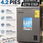 NEVERA MILEXUS DE 4.2 PIES COLOR GRIS EN $270 USD - Img 57370188