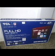 Smartv 43" TCL Roku TV, FULL HD,sin bisel,LED, HDMI, USB, nuevo, sellado,con garantía, transporte,papel de aduana, últim - Img 45944752