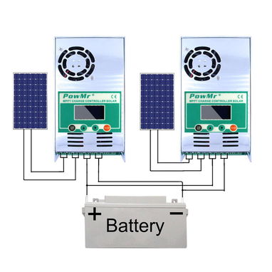 PowMr MPPT Solar Charge Controller 60A Battery Charger 12V 24V 36V 48V Auto Max PV 160VDC For Lead Acid Lithium Battery - 8/10