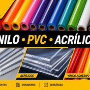 Vinilo de corte / Planchas PVC y Acrílicos 3 mm, 5 mm, 6 mm, 10 mm 1,22 x2,44 m / Reflector LED / Herramientas - Img 46435158