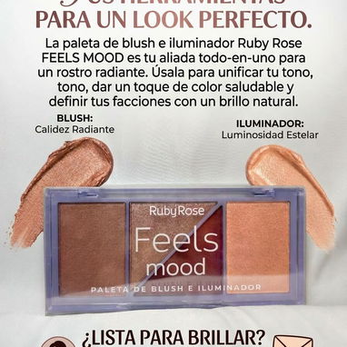 Paleta con todo incluido. Iluminador, rubor y sombras - 2/2