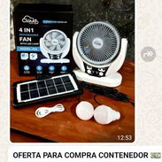 Venta de contenedor de Ventilador Recargable,6000 unidades - Img 57871260