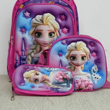 Mochilas con merendero y cartuchera para niñas y niños - Img 123282576