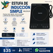 ESTUFA DE INDUCCIÓN SIMPLE MILEXUS - Img 57192805