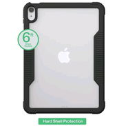 🍑Funda Rugged Slim para iPad 11" (A16) y iPad 10.ª Generación – Negra/Transparente🍑 - Img 58146923