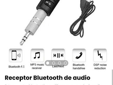Receptor Bluetooth para audio* Bluetooth para reproductora de carro/ Receptor Bluetooth para equipo de música viejo - Img main-image