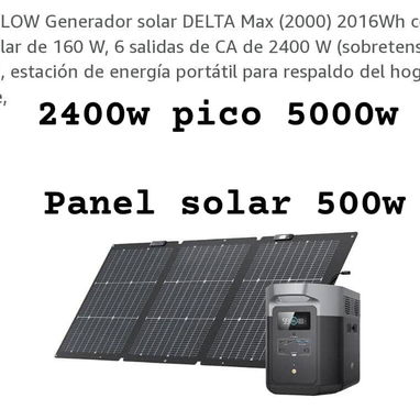 ⚜️Estación de energía ⚡ con panel solar ☀️ incluído ⚜️ estación de energía 🔋 de diferente marcas - Img 124362392