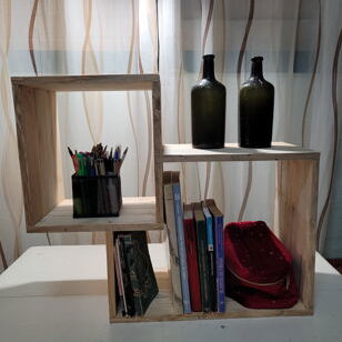 Estante de Pared Moderno Compacto - Img 118667681