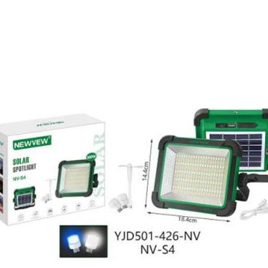 LAMPARA RECARGABLE con PANEL SOLAR Y MINI VENTILADOR 👧 - 2/2