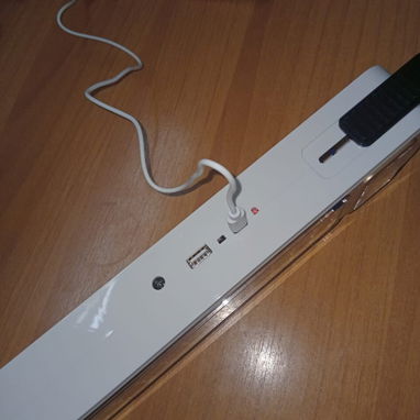 Lámparas largas recargable con panel solar integrado - 10/10