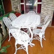 Mesas de 6 sillas para exteriores 🍀 entrega a domicilio sin costo adicional en toda la Habana - Img 50731987