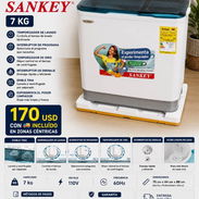 Lavadoras semiautomática Sankey de 7kg con transporte incluído NUEVAS EN CAJA!!! - Img 56383344