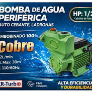 Bomba autocebante de agua 1/2 HP (ladrón de agua) - Img 55765494