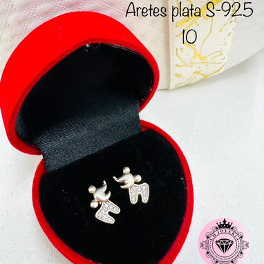 Aretes Plata S-925. LM joyería. Precios en cada foto. Mensajería disponible. Garantía en su compra - Img 112738765